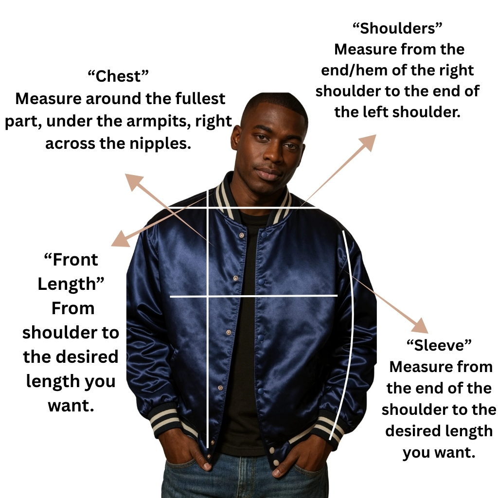 The Street Jackets Men's size guide